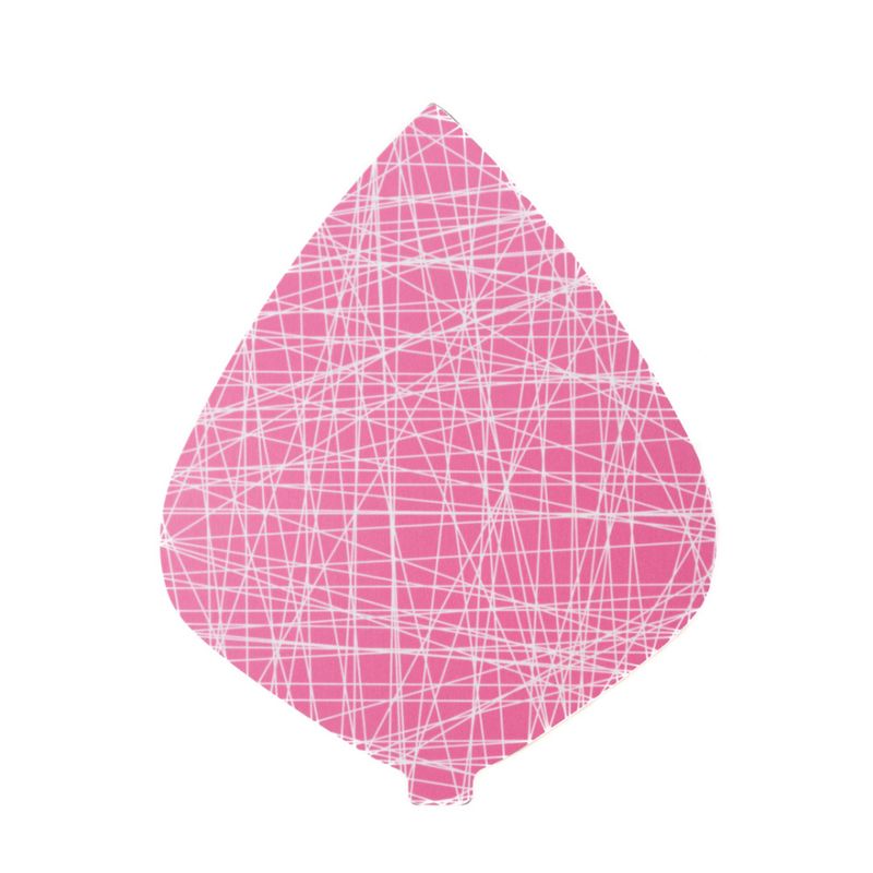 Gryteunderlag LØV rosa