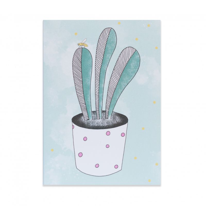 2pk PLANTE gratulasjonskort