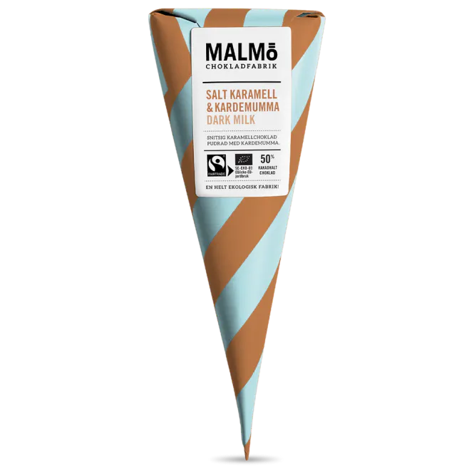 Hovedbilde MALMÖ  |    SALT KARAMELL  & KARDEMUMMA DARK MILK