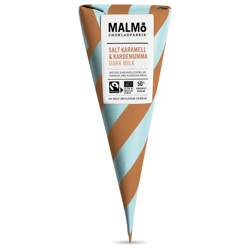 MALMÖ  |    SALT KARAMELL  & KARDEMUMMA DARK MILK